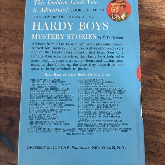The Hardy BoysMystery Book Set - The Tower Treasure & The Mystery at Devil's Paw - Picture 5 of 9